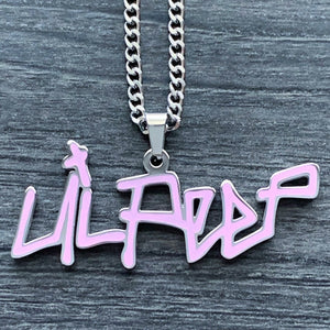 Pink 'Lil Peep' Necklace