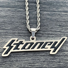 Load image into Gallery viewer, Black &#39;Stoney&#39; Necklace
