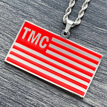 Load image into Gallery viewer, Red &#39;TMC Flag&#39; Necklace
