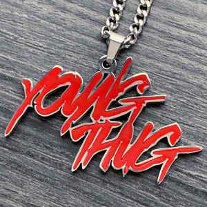 Red 'Young Thug' Necklace