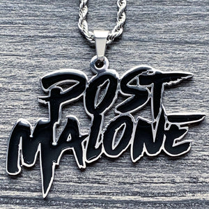 Black 'Post Malone' Necklace