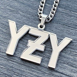 Etched 'YƵY' Necklace