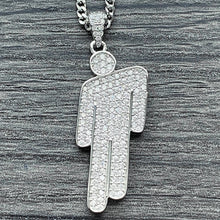 Load image into Gallery viewer, Iced Out 'Stick Figure' Necklace
