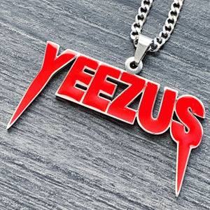 Red 'YEEZUS' Necklace