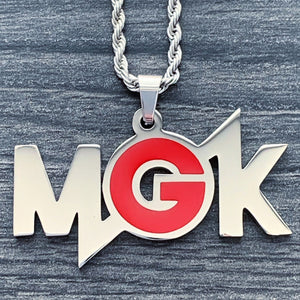 Red 'MGK' Necklace
