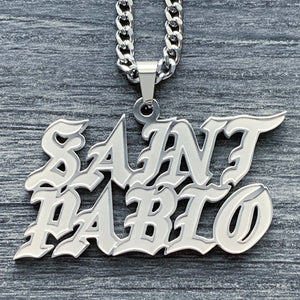 Etched 'Saint Pablo' Necklace
