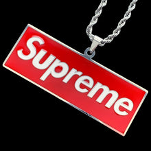 Load image into Gallery viewer, Red Box &#39;SUPREME&#39; Necklace
