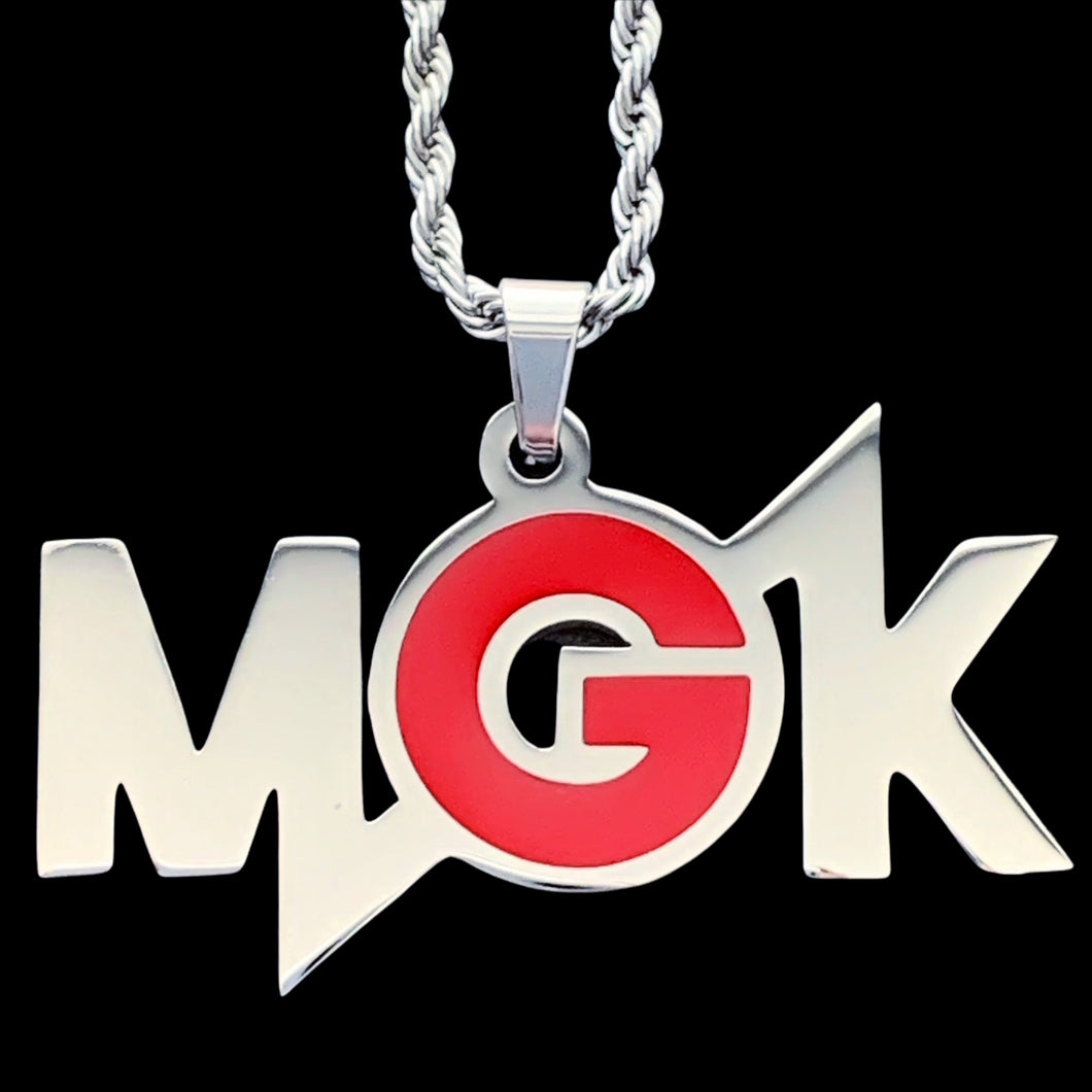 Red 'MGK' Necklace