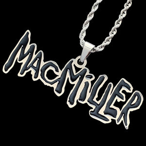Black 'Mac Miller' Necklace