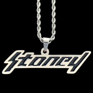 Black 'Stoney' Necklace