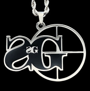 Black 'SG' Necklace