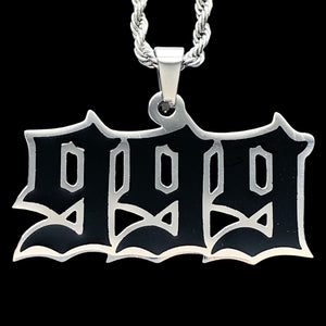 Black 'Royal 9' Necklace