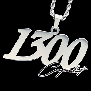 Black '1300' Necklace