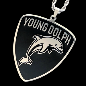 Black 'Young Dolph' Necklace