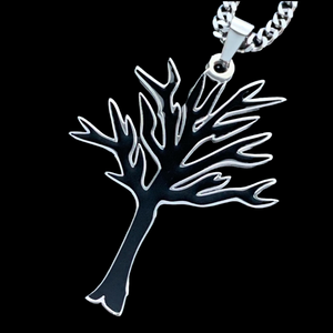 Black 'Tree of Life' Necklace