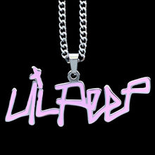 Load image into Gallery viewer, Pink &#39;Lil Peep&#39; Necklace
