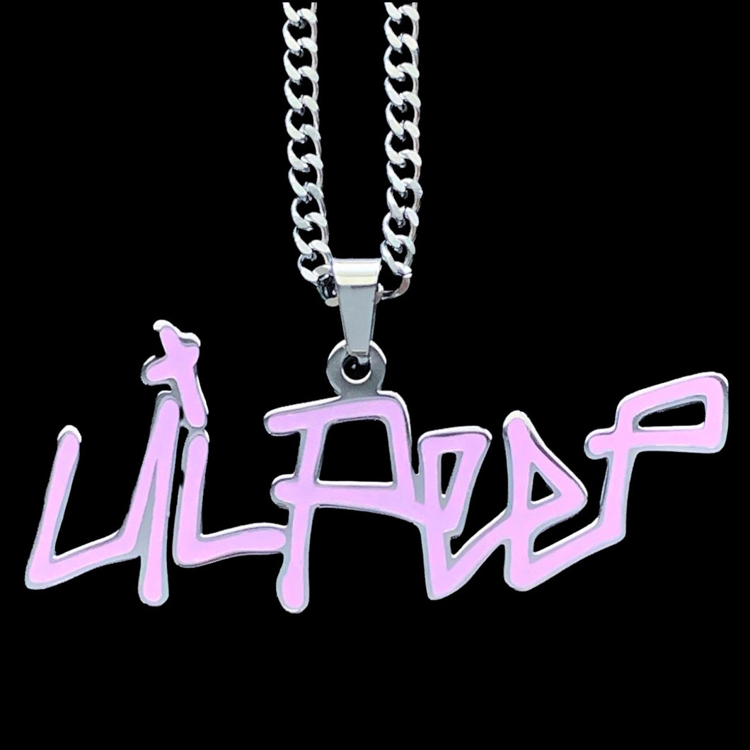 Pink 'Lil Peep' Necklace