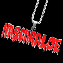 Load image into Gallery viewer, Red &#39;Nascar Aloe&#39; Necklace
