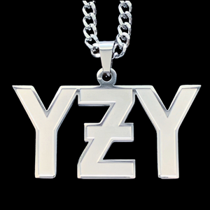 Etched 'YƵY' Necklace