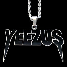 Load image into Gallery viewer, Black &#39;YEEZUS&#39; Necklace
