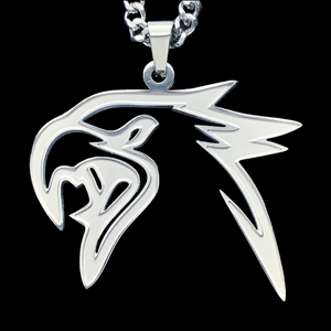 Etched 'Trackhawk' Necklace