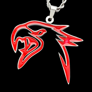 Red 'Trackhawk' Necklace