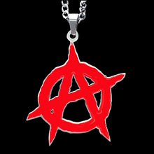 Load image into Gallery viewer, Red &#39;Anarchy&#39; Necklace
