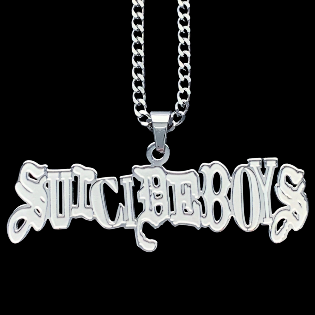Etched '$UICIDEBOY$' Necklace