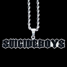 Load image into Gallery viewer, Black 'SUICIDEBOYS' Necklace
