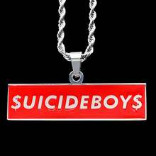 Load image into Gallery viewer, Red &#39;$UICIDEBOY$&#39; Necklace
