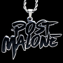 Load image into Gallery viewer, Black &#39;Post Malone&#39; Necklace
