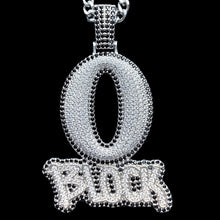 Load image into Gallery viewer, Iced Out &#39;O Block&#39; Necklace
