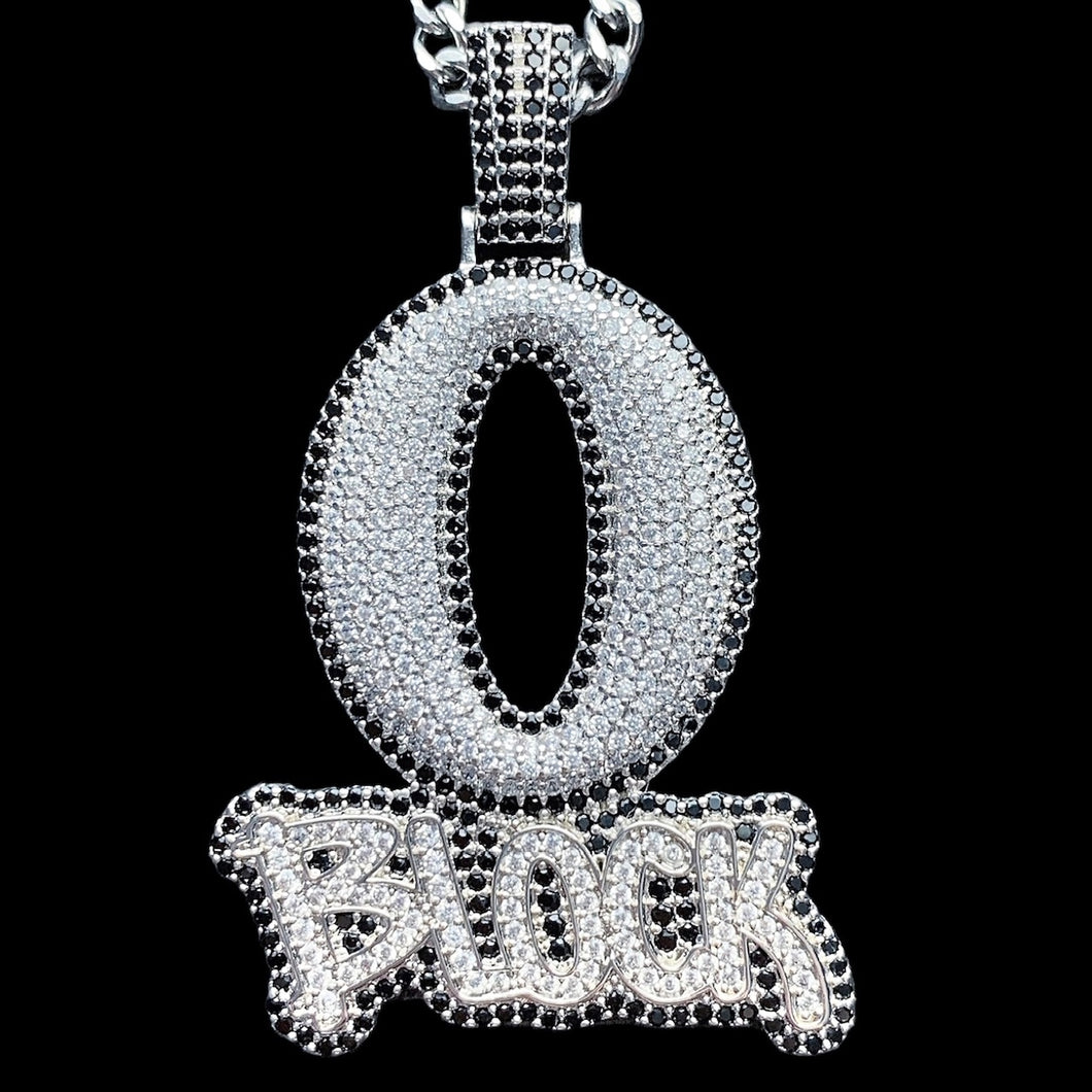 Iced Out 'O Block' Necklace